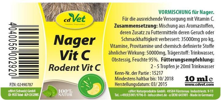 Actual product image cdVet Rodent Vit C (1 x)