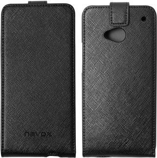 Image du produit Nevox RELINO Case for HTC One (M7) FLIP étui, noir-gris, blister (4250686401530) (OnePlus X)