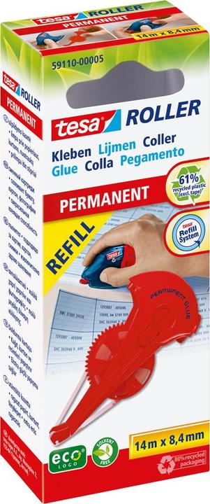 Image du produit tesa Roller de colle permanent, rechargeable