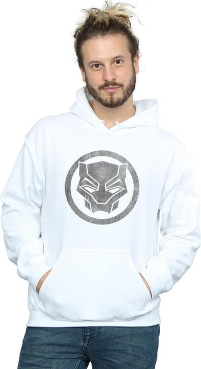 Image du produit Mens Black Panther Distressed Icon Hoodie (L)