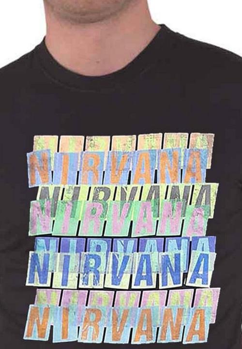 Image du produit Nirvana T-shirt unisexe adulte Repeat Logo Cotton (S)