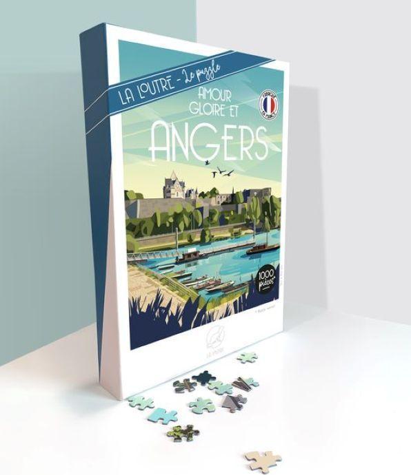 Actual product image La Loutre Puzzle 1000 pieces Amour Gloire et ANGERS (1000 pieces)
