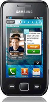 Samsung S5250 Wave 525 - metallic zwart (100 GB, 3.20", 3 Mpx)