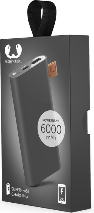 Produktbild Fresh'N Rebel Powerbank (6000 mAh, 10 W, 22.20 Wh)