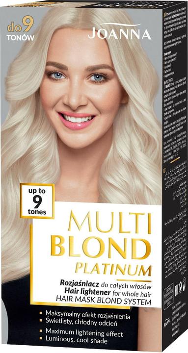 Joanna Multiond Platinium Whole Hair Brightener Up To 9 Tones