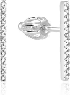 Produktbild Beneto Silver earrings with clear zircons AGUP1883S (L)