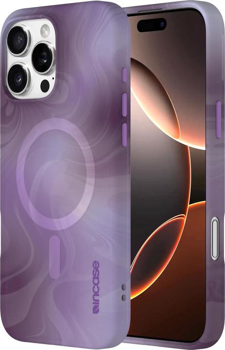 Immagine prodotto Incase Custodia Halo per MagSafe per iPhone 16 Pro Max - Lilla chiazzato d'olio (Apple iPhone 16 Pro Max)