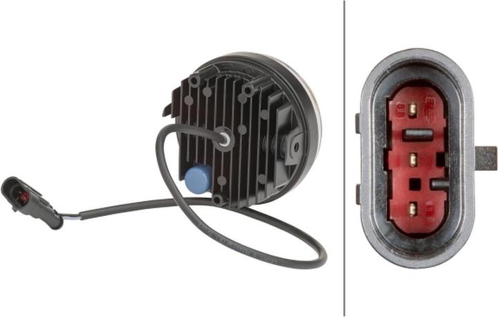 Produktbild Hella Tagfahrlicht links LED für MERCEDES SCANIA VAN HOOL VOLVO EVOBUS HYMER