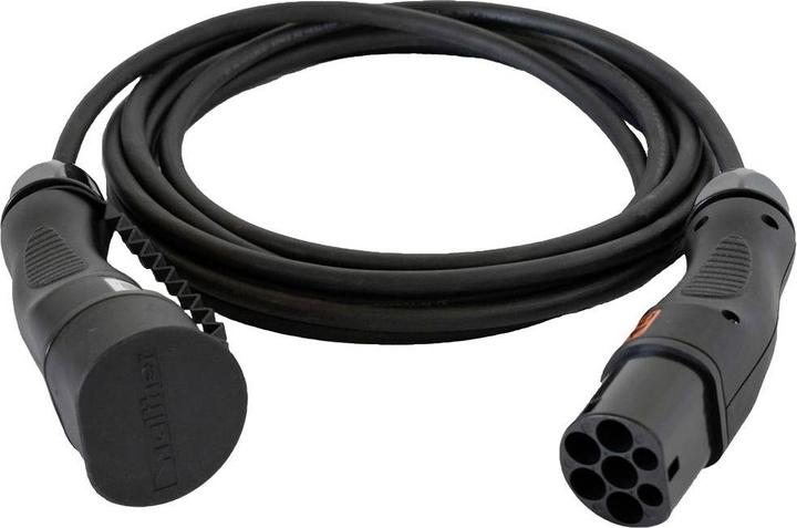 Walther Werke 9771020000-S eMobility Câble de recharge 5 m (Type 2, 11 kW, 16 A, 5 m)