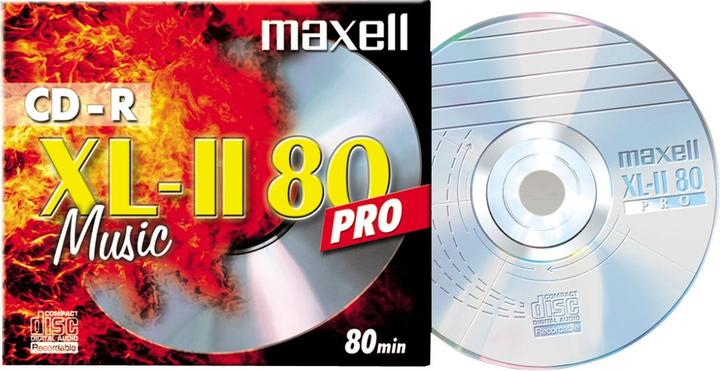 Actual product image Maxell CD 700MB 1-12X Music 10 pcs (10 x)