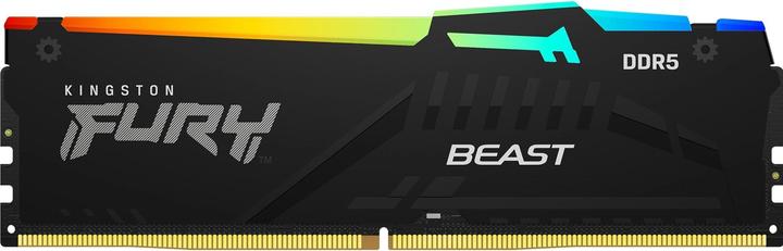 Produktbild Kingston 64GB 5600MT/s DDR5 CL36 DIMM (2er-Kit) FURY Beast RGB (2 x 32GB, 2800 MHz, DDR5-RAM, DIMM)