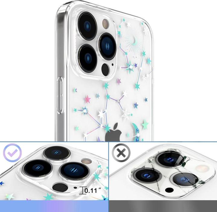 Produktbild Kingxbar Lucky Series iPhone 13 Pro case decorated with original Swarovski crystals transparent (Zod (Apple iPhone 13 Pro)