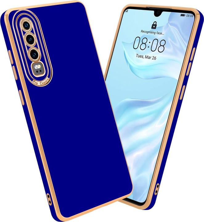 Glossy Blau - Rosé Gold
