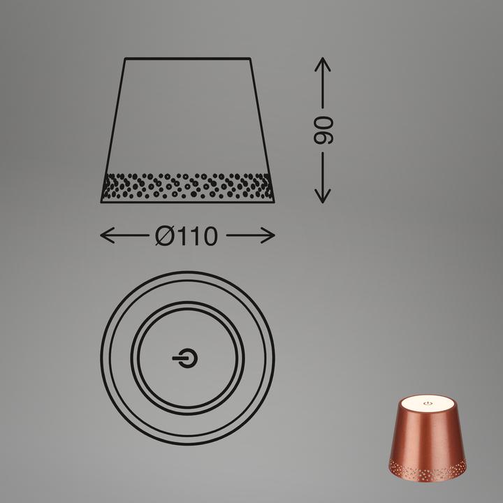 Image du produit Briloner Lumière de la bouteille (280 lm)