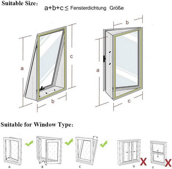 Produktbild Be Cool Fensterabdichtung