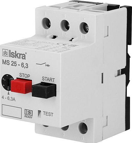 Produktbild Iskra IE3 Motorschutzschalter konform MS25 6,3