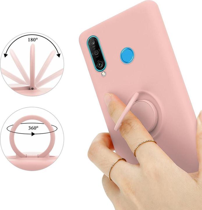 Produktbild Cadorabo TPU Liquid Ring Silicone Case Hülle (Huawei P30 Lite)