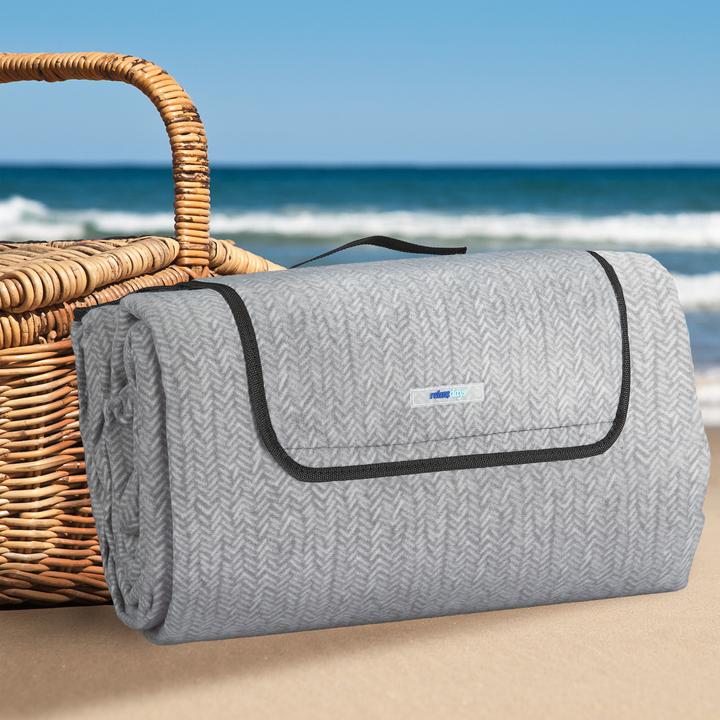 Actual product image Relaxdays Picnic blanket