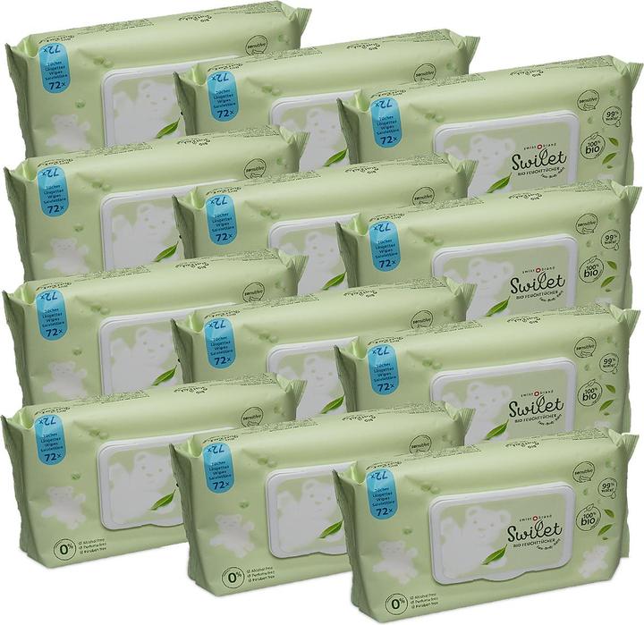 Produktbild Swilet Bio-Feuchttücher (864 Stück)
