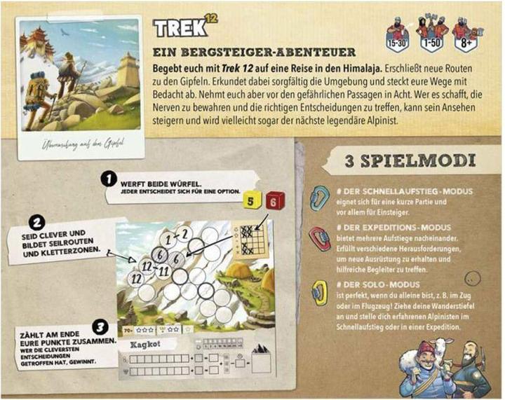 Produktbild Asmodée Trek 12 - Kartenspiel, für 1-50 Spieler, ab 8 Jahren (DE-Ausgabe) (Deutsch)
