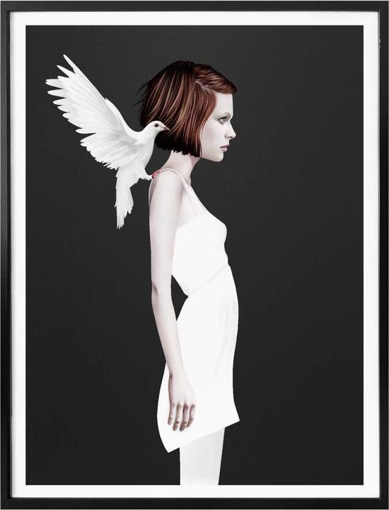 Actual product image Trenddeko Only you - White Dove (24 x 30 cm)