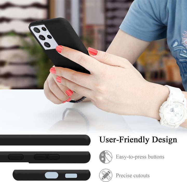 Actual product image Cadorabo TPU Liquid Silicone Case Cover (Samsung Galaxy S21 Ultra)