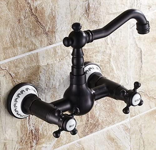 Image du produit Hiendure Robinet d'évier 2 trous laiton, noir
