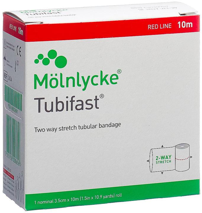 Image du produit Mölnlycke Bandage tubulaire rouge, 3.5 cm x 10 m