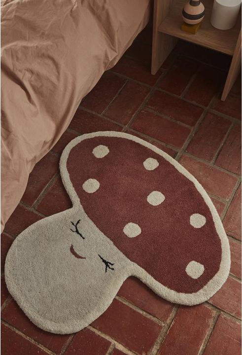 Image du produit Oyoy Tapis décoratif Malle Mushroom 75 x 77 cm (75 x 77 cm)