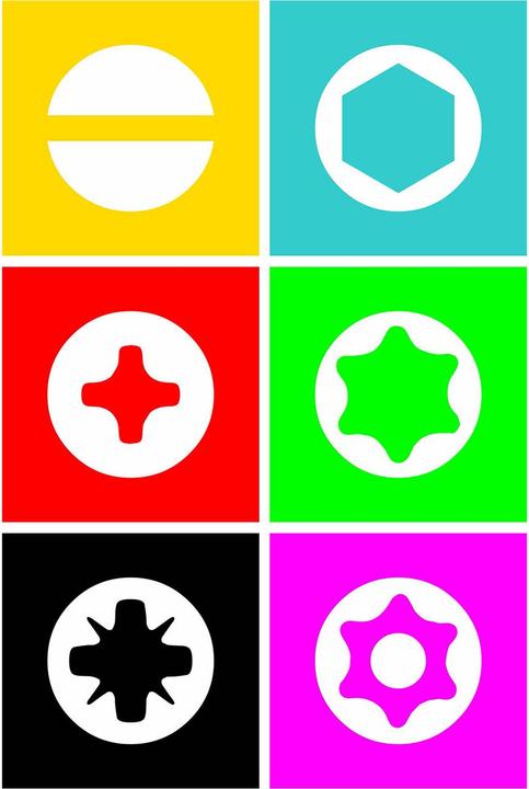 Image du produit HAZET Jeu d'embouts-tournevis (bits) 2240N/51 ∙ Hexagone massif 6,3 (1/4 pouce) ∙ Profil Pozidriv P… (6,3 mm)