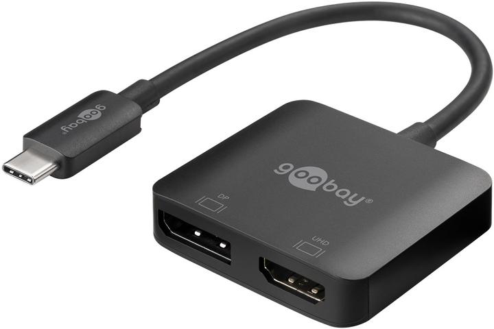 Produktbild Goobay USB-C auf DisplayPort und HDMI Adapter (DP, HDMI, 12 cm)