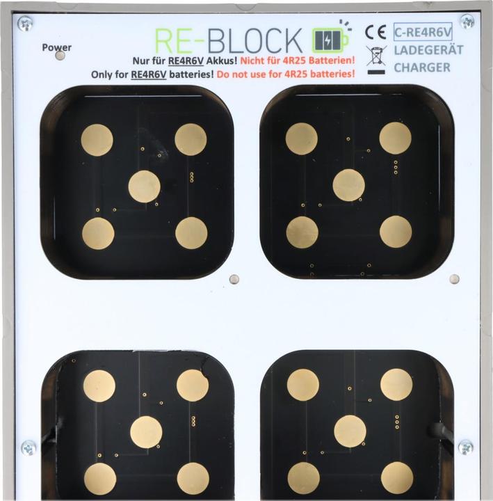 Produktbild AccuCell Akku-Ladegerät 4R25 für 1-6 4R25 wiederaufladbare LiFePO4 Akkus (1 Stk., Akku)