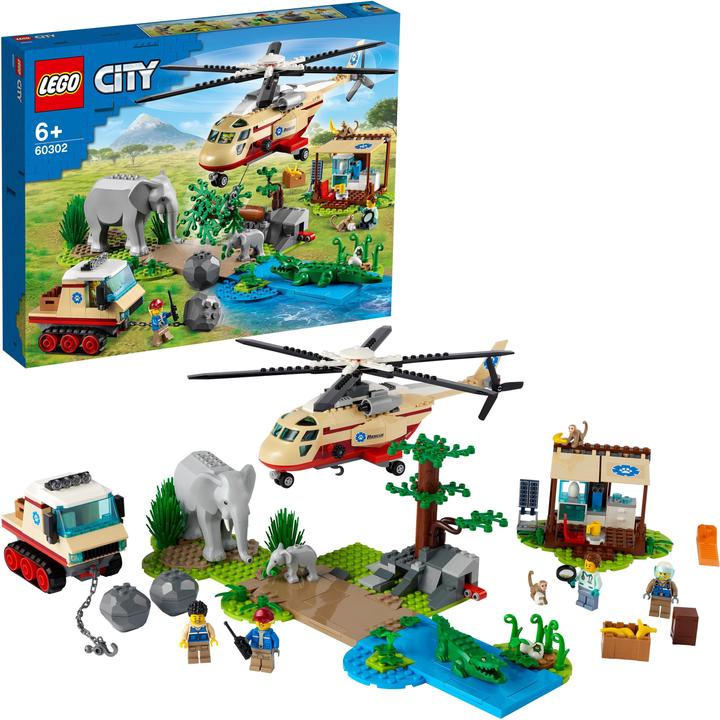 Immagine prodotto LEGO Missione di salvataggio degli animali (60302, LEGO City)