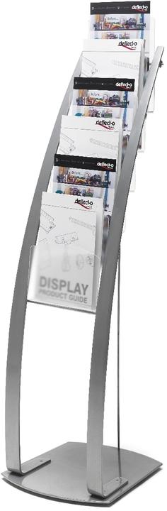 Produktbild Deflecto Prospektständer Contemporary Masse: 38 x 125 x 42 cm (B x H x T) Werkstoff: Metall/Polystyrol (A4)