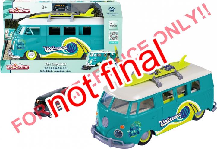 Majorette VW The Originals T1 Carry Case + 1 car