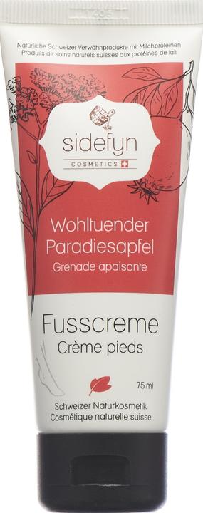 Sidefyn Cosmetics Fusscreme wohltuender Paradiesapfel Creme (Fusscrème & Fussgel, 75 ml)