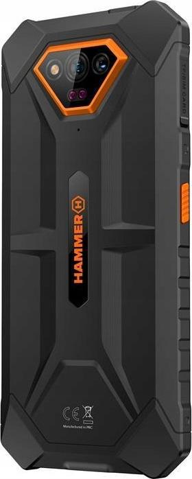 Produktbild Myphone Hammer Iron V LTE 6/64GB pomarańczowy (64 GB, Orange / Schwarz, 6.50", 99 Mpx, 4G)