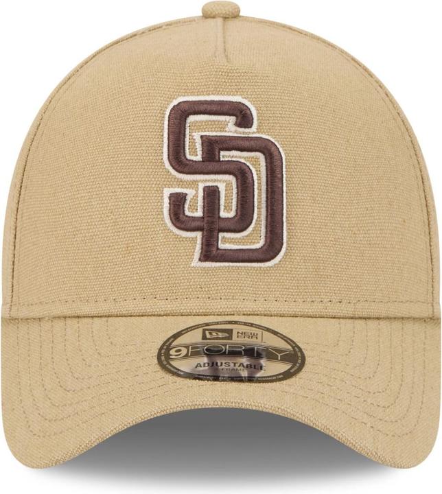 Immagine prodotto New Era Cappellino A-Frame Trucker Lin - San Diego Padres beige (Taglia unica)