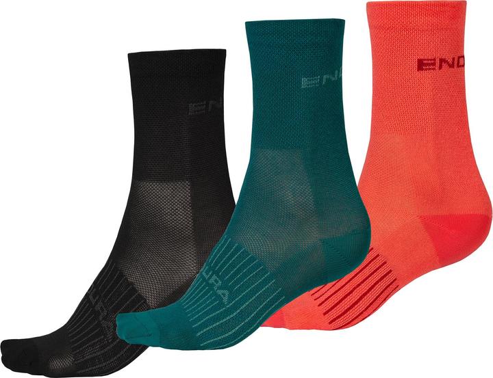 Endura Damen Coolmax® Race Socken (Dreierpack) (One Size)