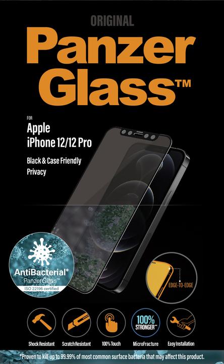 Image du produit PanzerGlass Respect de la vie privée (1 pièce(s), Apple iPhone 12, Realme 12 Pro+)