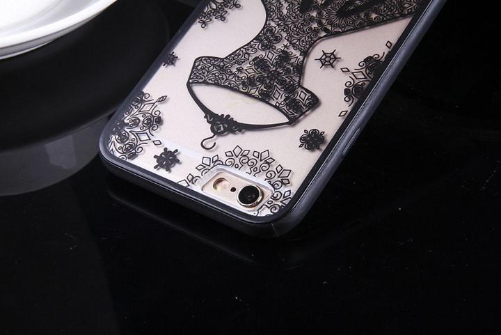 Actual product image König Design Apple iPhone SE 2020 Mobile Case Mandala Case Cover Dress Black (Apple iPhone SE (2nd Gen))