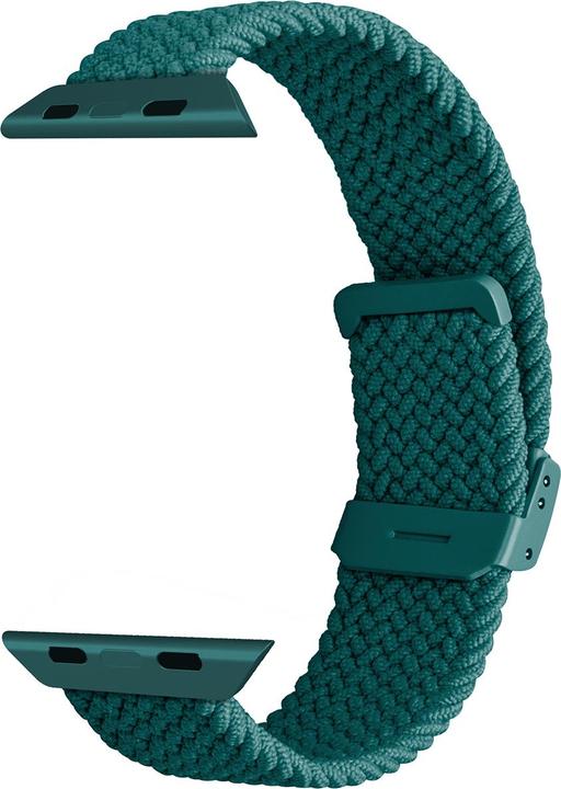 Produktbild Puro Loop Band - Pleciony pasek do Apple Watch 42/44/45/49 mm (zielony) (Textil)
