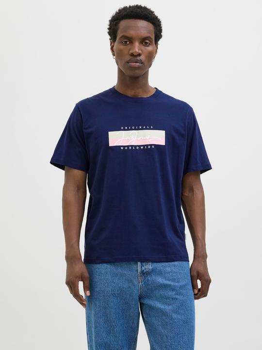 Actual product image Jack & Jones Logo Rundhalsausschnitt T-shirt T-shirt (M)