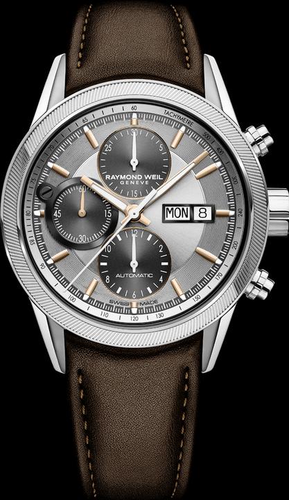 Raymond Weil Freelancer Automatic Chronograph Men's Watch (Analogue wristwatch, 42 mm)