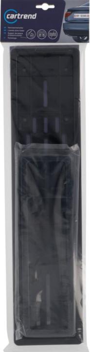 Image du produit Cartrend Support de plaque d'immatriculation (Avant + arrière)