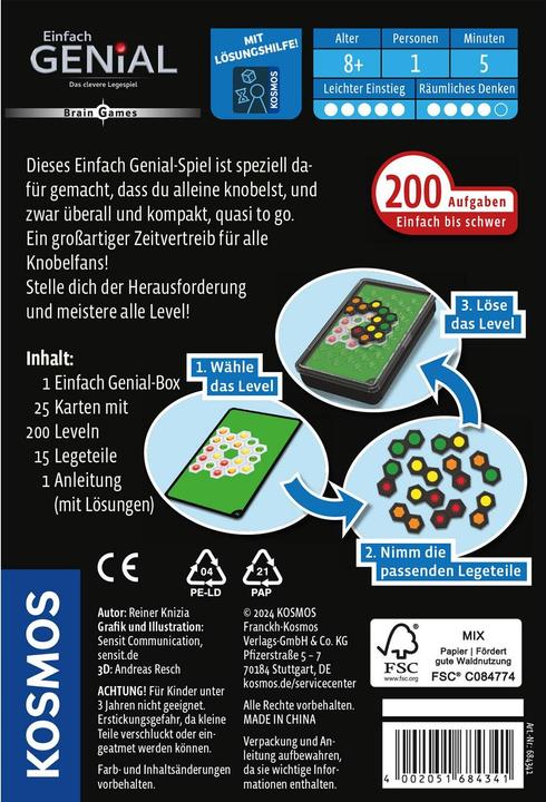 Produktbild Kosmos Einfach Genial Brain Games (Deutsch)