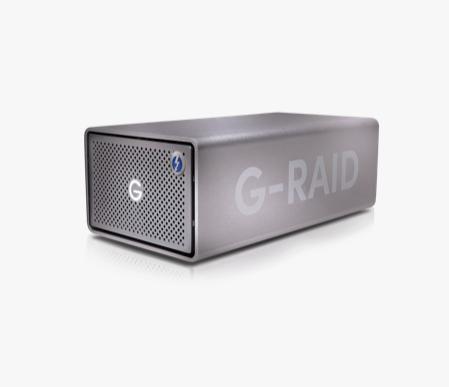 Actual product image SanDisk G-RAID 2 External Hard Drive 40000 GB Gray (40 TB)