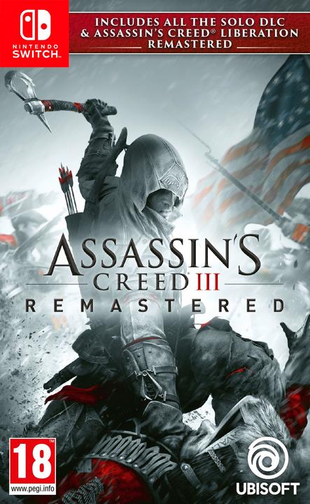 Immagine prodotto Ubisoft Assassin's Creed III (3) + Liberation HD Remaster (Switch, Switch Lite, Switch OLED, EN)