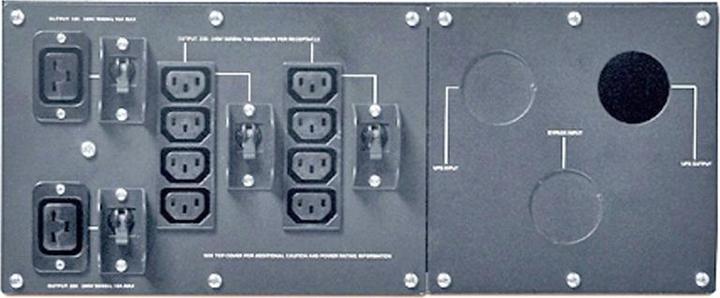 Image du produit APC ServiceBypassPanneau de dérivation SUA / SURT-D noir 4U rack / conversion de tour