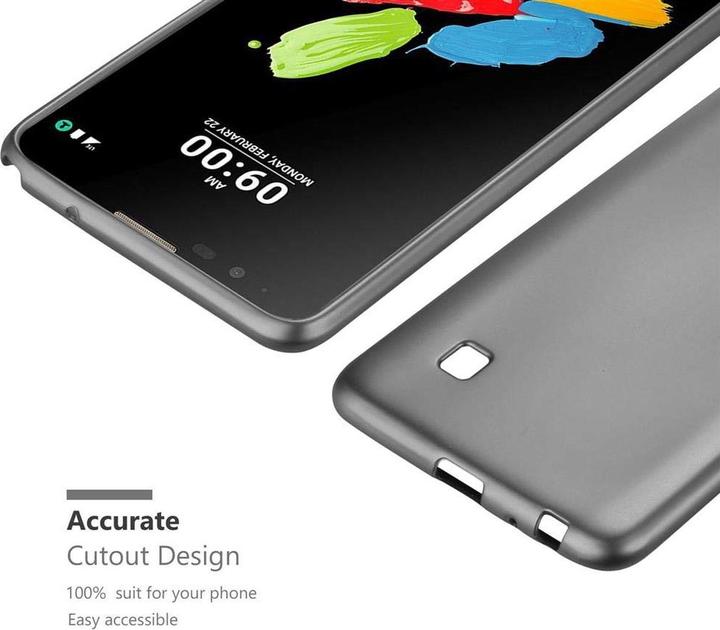 Image du produit Cadorabo Couverture métallique mate TPU (LG Stylus 2)